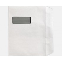 9 x 12  Booklet  White Imprint, Window Envelopes