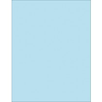 8-1/2 x 11" Letter, 65 Lb. Cover Card Stock, Pastel Blue