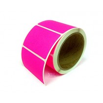 Rectangle Inventory Color Coding Labels - Pink - 3 x 2