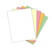 8-1/2 x 11" Laser Carbonless 5 Part Paper