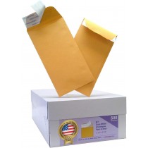 7 Coin Peel & Seal Envelope Brown Kraft