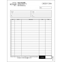 Multi Purpose Order Entry Form, Style #5