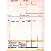 9-1/2 x 11" 6  Part Continuous Entry Summary w/ Permit 