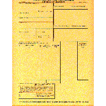 9-1/2 x 11" 4 Part Continuous Shipper's Declaration of Dangerous Goods 