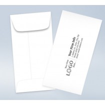 7 Coin Imprinted Envelope White