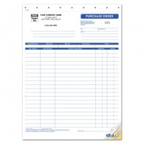 Purchase Order Form, 8 1/2 X 11"