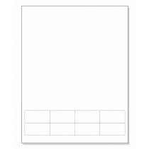 Integrated Label Form 8 Labels 2 x 1