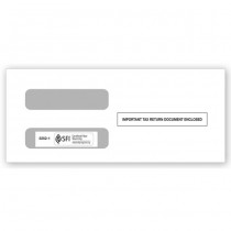 2025 3-Up 1099-MISC Income Horizontal Double-Window Envelope