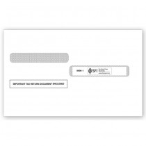 2025 4-Up Box Laser W-2 Double-Window Envelope