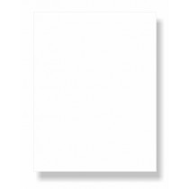 8-1/2 x 11" Letter, 65 Lb. Cover Card Stock, White