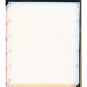 9-1/2 x 11" Continuous Paper 15# Color, 3 Part, Side Perfs