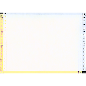 9-1/2 x 7" Continuous Paper, Color, 3 Part, Side Perfs
