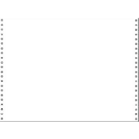 14-7/8x11" Continuous Paper  20# White, 1 Part, No Side Perfs