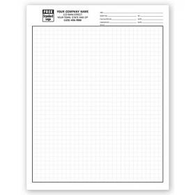 Graph Papers, Standard 1/4", Padded