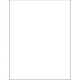 8-1/2" x 11", 1 Label, per Sheet, 8.5" x 11" Case