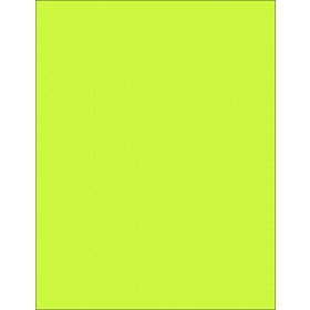 8-1/2 x 11" Letter, 67 Lb. Cover Card Stock, Lime