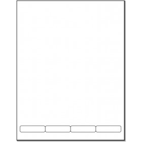 Integrated Lab Label Form 4 Labels 2 x 1/2"