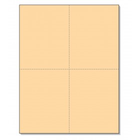 8-1/2 x11  Laser Cards  4 Up - Buff