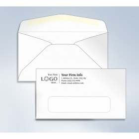  Standard Envelope,Window, 6 3/4, 6-1/2" x 3-5/8