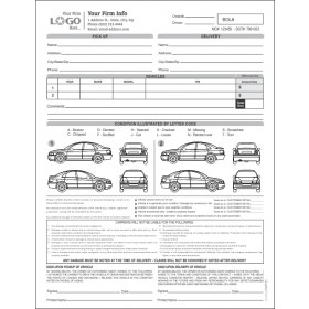 Auto Condition Form with 2 Cars, Style #2