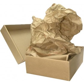 Void Fill Kraft Paper, Ideal for Packing, Case of 500 Ft, 15 x 11, 30# Brown Paper, Fan-Folded, Compact, Eco-Friendly(15" x 6,000")