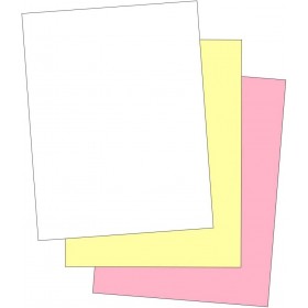 8-1/2 x 11" NCR Laser Carbonless 3 Part Paper
