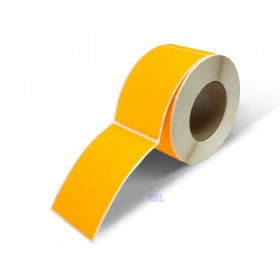 Rectangle Inventory Color Coding Labels - Orange - 3 x 5