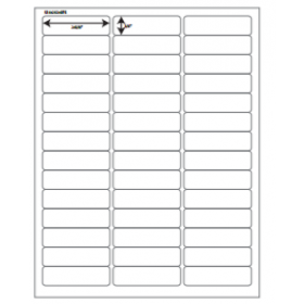 8 1/2" x 11" Sheet with 42 Labels