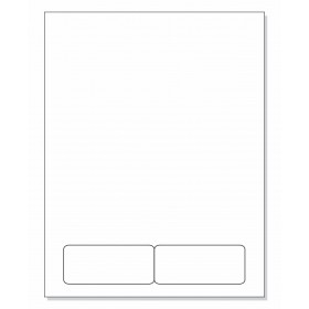 Integrated Label Form 2 Labels 3.5 x 1.5