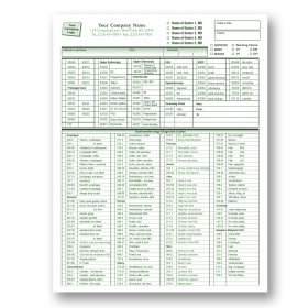 8-1/2 x 11" Super Bill Form