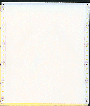 9-1/2 x 11" Continuous Paper 15# Color, 2 Part, Side Perfs
