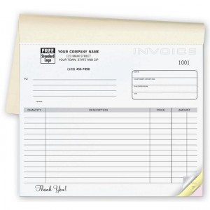 Invoice - Classic Small Lined Booked