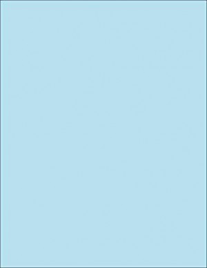 8-1/2 x 11" Letter, 65 Lb. Cover Card Stock, Pastel Blue
