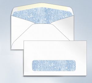 Blank Envelope,Tinted W/Window, 6 3/4, 6-1/2" x 3-5/8 