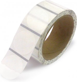 2" Round Seals Super Gloss Clear for Small, Medium Box or Large Envelopes