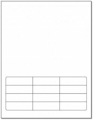 Integrated Lab Label Form 12 Labels 2.5 x 3/4