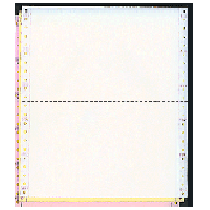 Continuous  3 Part Inventory Forms with Clean Stick Glue