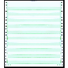 Staples Green Bar Computer Paper, 14 7/8 x 11, 20lb, 2,700/Box  (27127/177113)