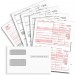 1099 MISC Forms for 2023, 4-Part Tax Forms,  25 Forms and 25 Self-Seal Envelopes.